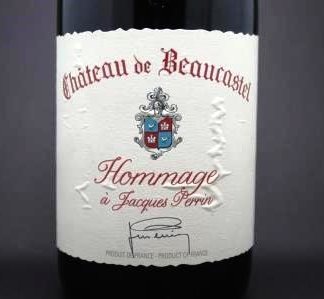 chateauneuf du pape hommage jacques perrin beaucastel