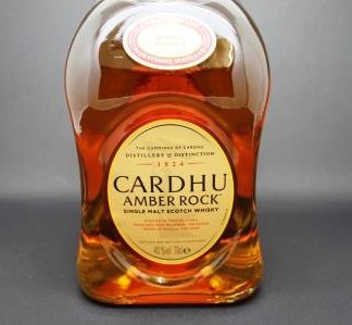 whisky cardhu amber rock speyside ecosse
